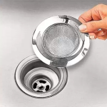 Kitchen Sink Stainless Steel Push Down Strainer