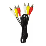 Catvision TV-out Cable 3 RCA to 3 RCA AV Cable